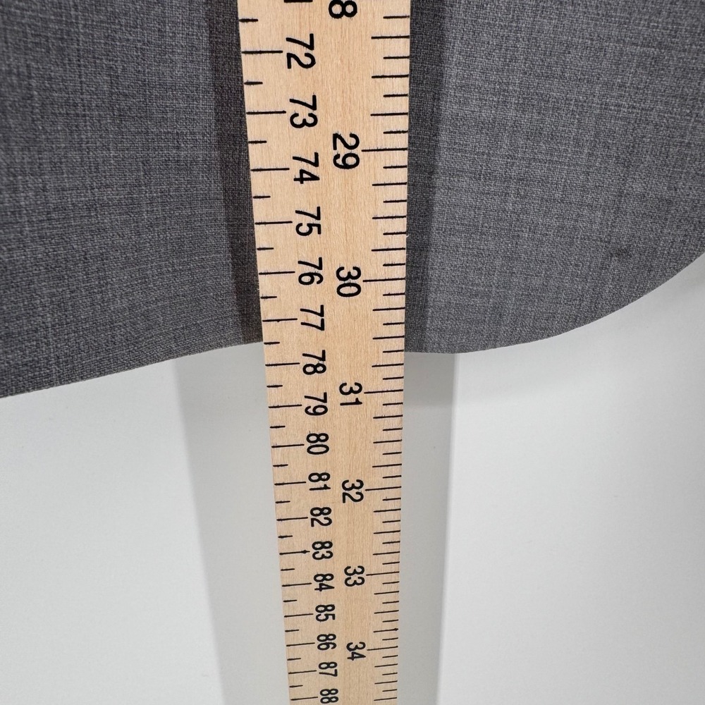 Jos‎ A Bank 1905 Mens 46 Regular Grey Wool Slim Fit Suit Blazer Jacket - Picture 8 of 13